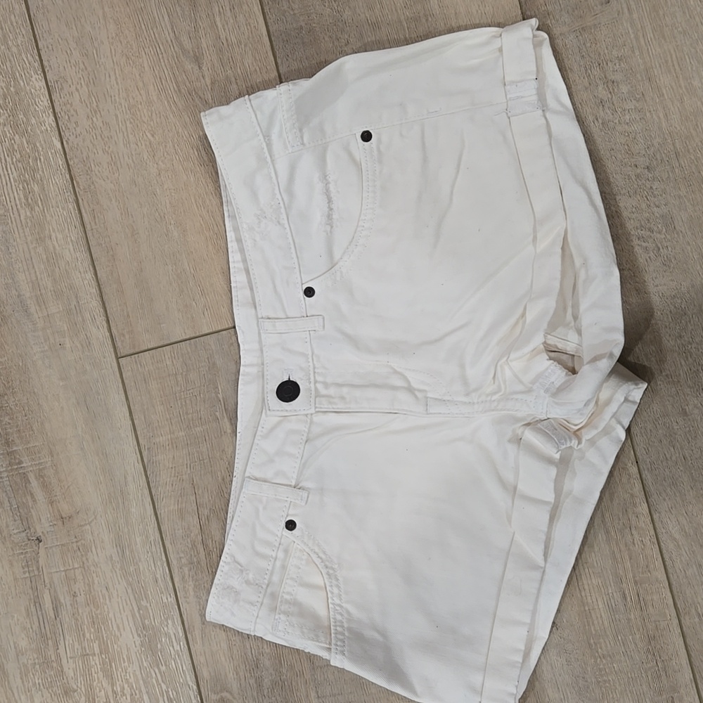 Shorts women,white M cotton